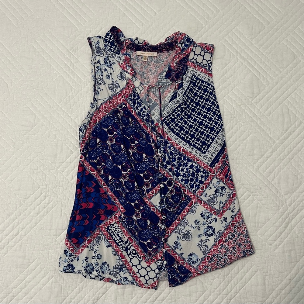 Pattern tank top